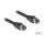 Delock RJ45 Netzwerkkabel Cat.8.1 S/FTP 2 m bis 40 Gbps schwarz