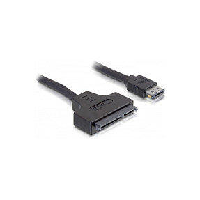 Delock Kabel eSATApd 12 V > SATA 22 Pin 2.5 / 3.5 HDD 0,5 m
