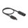 Delock DL4 Solar Flachbandkabel Stecker zu Buchse 60 cm schwarz
