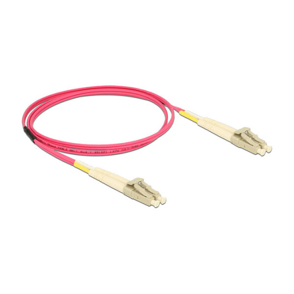 Delock Kabel Lichtwellenleiter LC > LC Multimode OM4 1 m