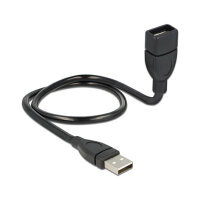 Delock Kabel USB 2.0 Typ-A Stecker > USB 2.0 Typ-A Buchse ShapeCable 0,5 m