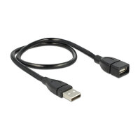 Delock Kabel USB 2.0 Typ-A Stecker > USB 2.0 Typ-A Buchse ShapeCable 0,5 m