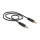 Delock Klinkenkabel 3,5 mm 3 Pin Stecker > Stecker 0,5 m schwarz