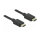 Delock Koaxiales High Speed HDMI Kabel 48 Gbps 8K 60 Hz schwarz 1 m