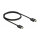 Delock Koaxiales High Speed HDMI Kabel 48 Gbps 8K 60 Hz schwarz 1 m