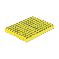 Delock Kabelmarker Clips A-Z gelb 260-teilig