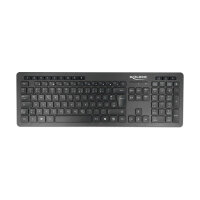 Delock USB Tastatur 2,4 GHz kabellos schwarz - Lautlos