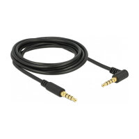 Delock Klinkenkabel 3,5 mm 4 Pin Stecker > Stecker...