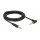 Delock Klinkenkabel 3,5 mm 4 Pin Stecker > Stecker gewinkelt 3 m schwarz