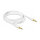 Delock Klinkenkabel 3,5 mm 3 Pin Stecker > Stecker 3 m weiß