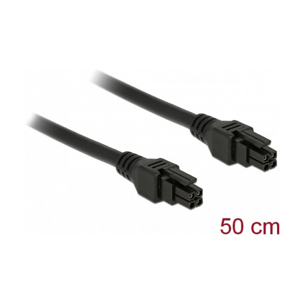 Delock Micro Fit 3.0 Kabel 4 Pin Stecker > Stecker 50 cm