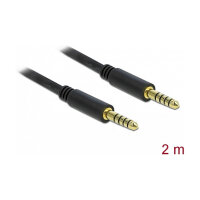 Delock Klinkenkabel 4,4 mm 5 Pin Stecker zu Stecker 2 m...