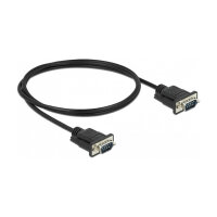 RS-232 Kabel Seriell D-Sub9 1 m St/St mit schmalem...