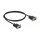 RS-232 Kabel Seriell D-Sub9 1 m St/St mit schmalem Steckergehäuse Delock