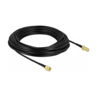 Delock Antennenkabel SMA Stecker zu SMA Buchse LMR/CFD100 15 m low loss