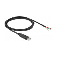 Delock Adapterkabel USB 2.0 Typ-A zu seriell RS-232 mit 3...