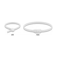Delock Kabelbinder mit flachem Kopf L 280 x B 7,6 mm 100...