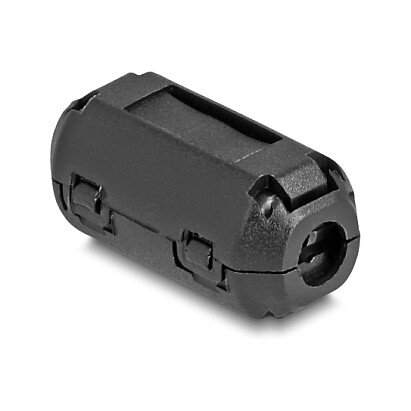 Delock Ferritkern / Ferritring für Rundkabel 3,5 mm 2 Stück schwarz