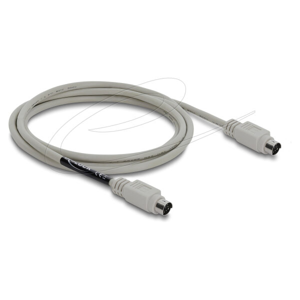 Delock PS/2 Kabel Stecker zu Stecker 1,8 m