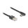 Delock USB 2.0 Kabel Typ-A Stecker zu USB Type-C™ Stecker gewinkelt 1 m schwarz