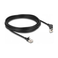 Delock RJ45 Netzwerkkabel Cat.6A S/FTP Slim 90° oben...