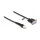 Delock Spiralkabel RJ50 Stecker zu D-Sub 9 Buchse 1,5 m schwarz