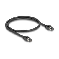 Delock RJ45 Netzwerkkabel Cat.8.1 S/FTP 50 cm bis 40 Gbps schwarz