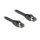 Delock RJ45 Netzwerkkabel Cat.8.1 S/FTP 50 cm bis 40 Gbps schwarz
