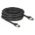 Delock RJ45 Netzwerkkabel Cat.6A U/FTP ultra flexibel mit innerem Metallmantel 10 m schwarz