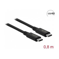 Delock USB4™ 40 Gbps Kabel koaxial 0,8 m