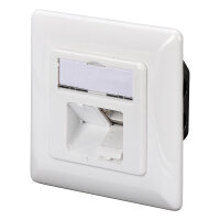 DIGITUS Aufputzdose Cat5e 2xRJ45 geschirmt Signalweiß