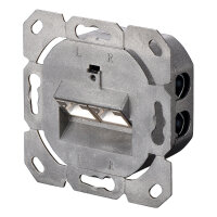 DIGITUS Aufputzdose Cat5e 2xRJ45 geschirmt Signalweiß