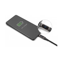 Delock USB 2.0 Daten- und Schnellladekabel USB Type-C™ Stecker zu Stecker PD 3.0 100 W mit Leistungsanzeige 2 m