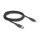Delock USB 2.0 Daten- und Schnellladekabel USB Type-C™ + USB Typ-A Stecker zu USB Type-C™ Stecker PD 3.1 140 W mit Leistungsanzeige 1,20 m