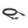Delock USB 2.0 Daten- und Schnellladekabel USB Type-C™ + USB Typ-A Stecker zu USB Type-C™ Stecker PD 3.1 140 W mit Leistungsanzeige 1,20 m