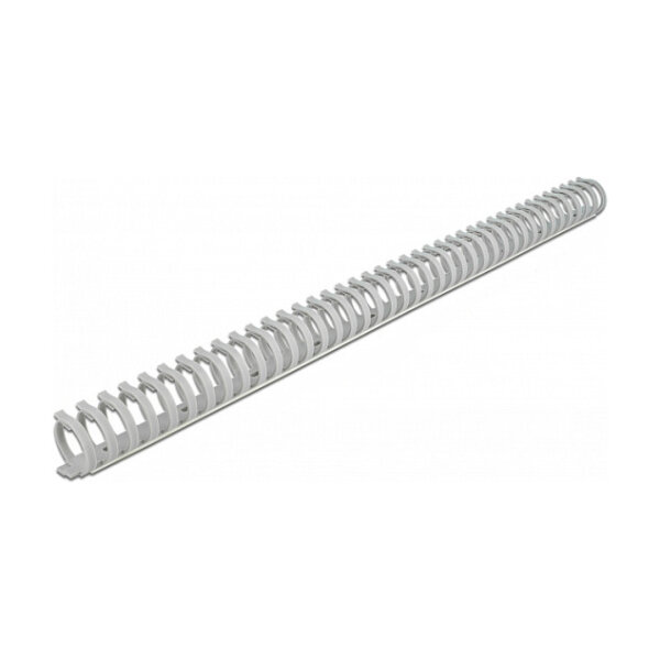 Delock Kabelkanal Flexibel selbstklebend schraubbar 35 x 30 mm - Länge 50 cm grau