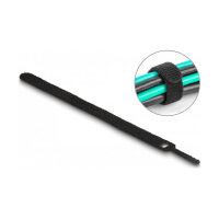 Delock Klett-Kabelbinder L 200 x B 12 mm schwarz 10...