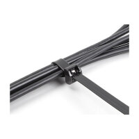 Delock Kabelbinder mit Metallzunge L 457 x B 12,7 mm 10 Stück schwarz