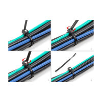Delock Kabelbinder selbstschneidend L 370 x B 4,8 mm 50...