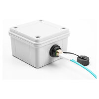 Delock LWL Kabelverbinder LC Duplex Buchse zu LC Duplex Buchse mit Verschlusskappe wasserfest