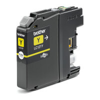 Brother Tinte LC-121Y Gelb bis zu 300 Seiten A4 nach ISO 24711