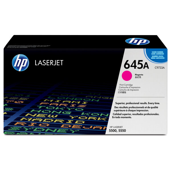 HP 645A original Colour LaserJet Toner cartridge C9733A magenta standard capacity 12.000 pages 1-pack