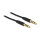 Delock Klinkenkabel 3,5 mm 4 Pin Stecker zu Stecker 2 m schwarz