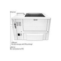 L HP LaserJet Pro M501dn Laserdrucker A4 LAN Duplex