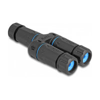 Delock Kabelverbinder RJ45 Buchse zu 2 x RJ45 Buchse...