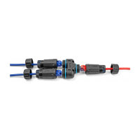 Delock Kabelverbinder RJ45 Buchse zu 2 x RJ45 Buchse Cat.6A wasserfest