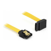 Delock SATA 6 Gb/s Kabel gerade auf oben gewinkelt 70 cm...