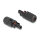 Delock DL4 Solar Steckverbinder für Kabel zum Crimpen, Stecker und Buchse, schwarz 2 Stück