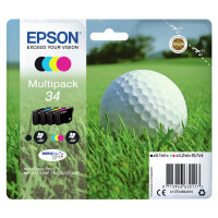 Epson Tinte 34 4er-Pack black + color T3466
