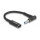 Delock Adapterkabel für Notebook Ladekabel USB Type-C™ Buchse zu HP 4,5 x 3,0 mm Stecker 90° gewinkelt 15 cm